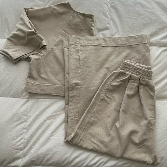 Ilana Kohn Pants - ilana kohn matching set in oak - size xs